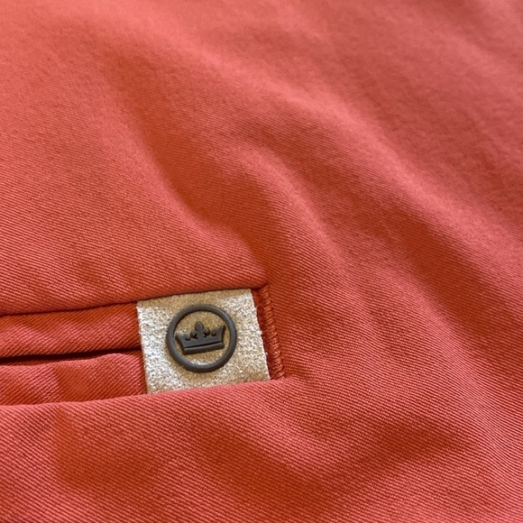 Peter Millar Crown Comfort Preppy Shorts Nylon Rose Pink Size 33 - Picture 6 of 10